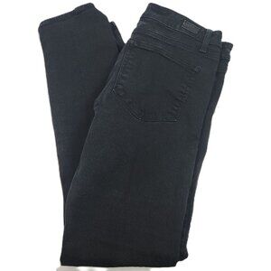 Paige Peg Skinny Jeans Women Size 30 Black Denim